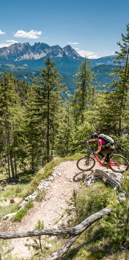 fun while biking in Carezza | © Kirsten-J. Sörries