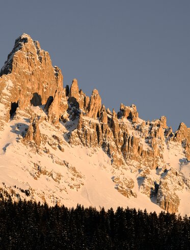 Enrosadira sul Corno della Val d'Ega | © Valentin Pardeller