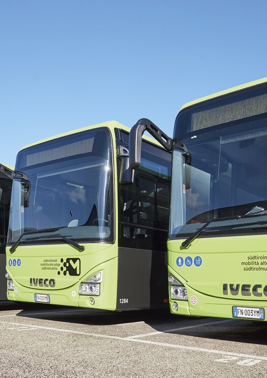 Buses public mobility South Tyrol | © STA/Riller