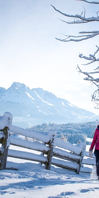 Winter hike in the Dolomites | © Alexandra Näckler
